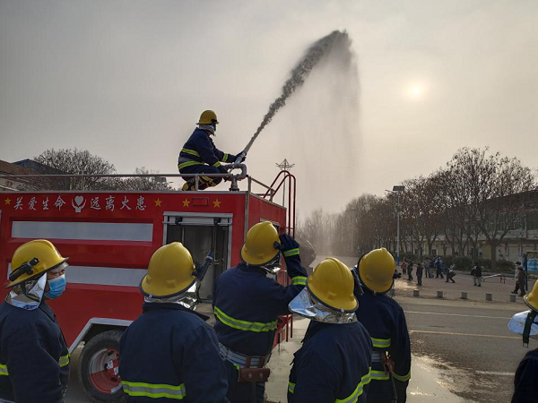 芒种桥乡组织开展消防安全应急演练