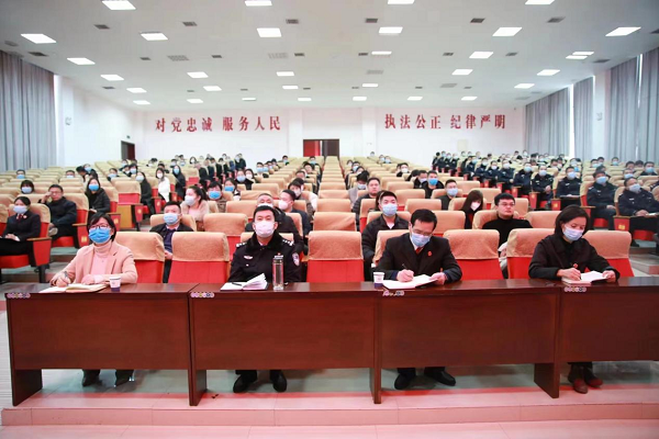 虞城县政法系统举行党的二十大精神宣讲报告会